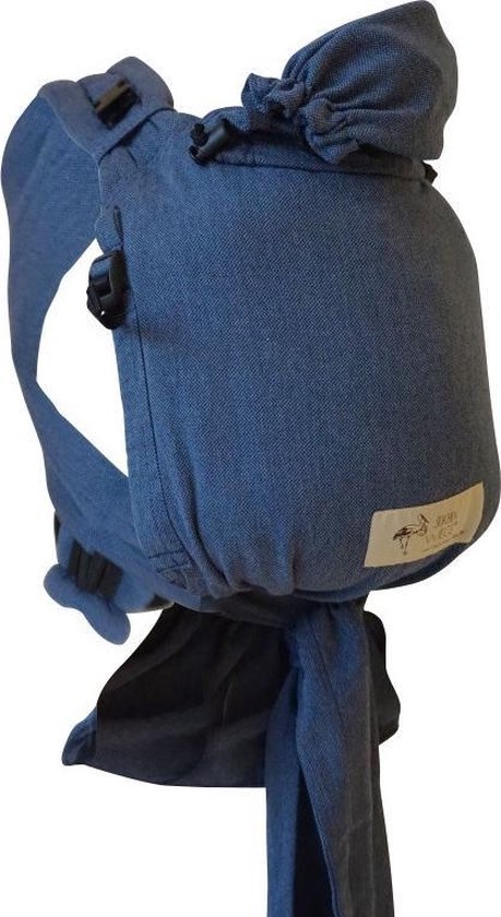 Storchenwiege Baby Draagzak Jeans- geschikt vanaf geboorte