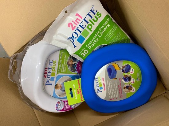 Potetteplus voordeelpack - Reispotje - wit-blauw