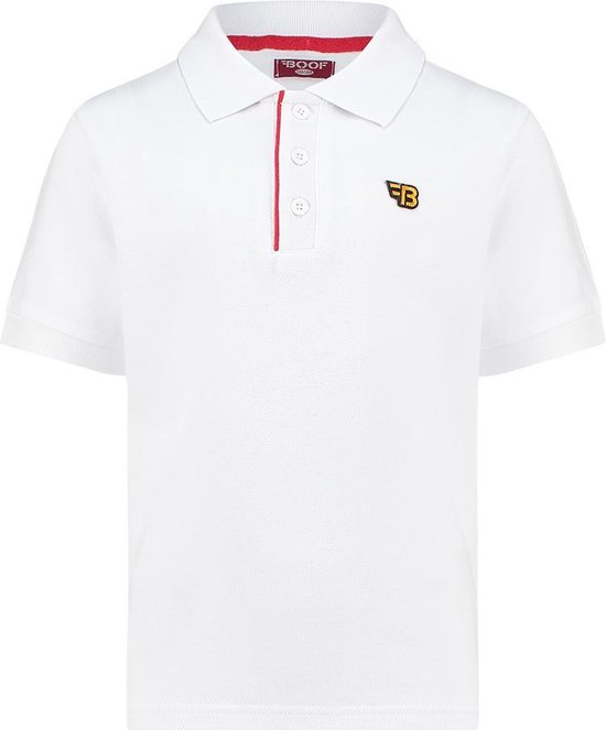 BOOF Poloshirt |Polo jongens | Polo meisjes | Unisex T-shirt  | Vakantie kleding zwembad |spellen lego playstation |Maat 134/140