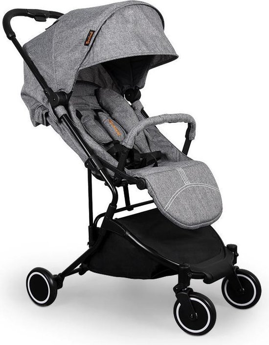 Baninni Moreno Wandelwagen - Compact opvouwbare Buggy - Grijs