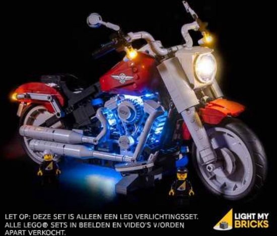 Light My Bricks LEGO Harley Davidson Fatboy 10269 Verlichtings Set