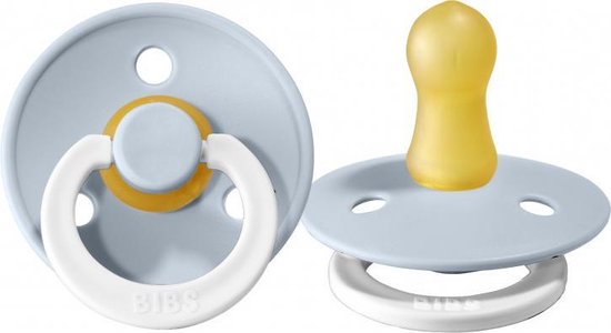 Bibs Fopspeen 0-6mnd Glow Baby Blue