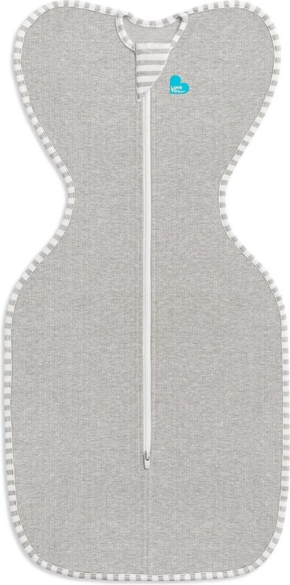 Love To Dream™ Stage 1 Swaddle UP™ inbakerslaapzak BAMBOO Small 3,5 - 6 kg grijs