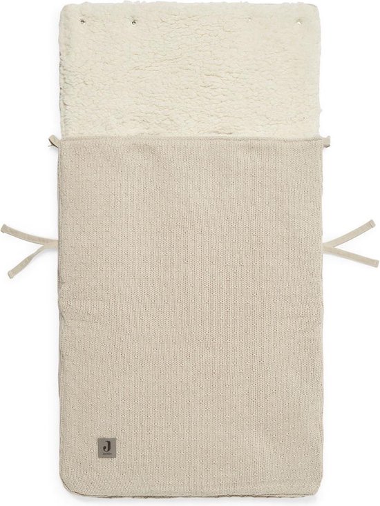 Jollein Voetenzak Bliss knit groep 0+ 3/5 punts nougat