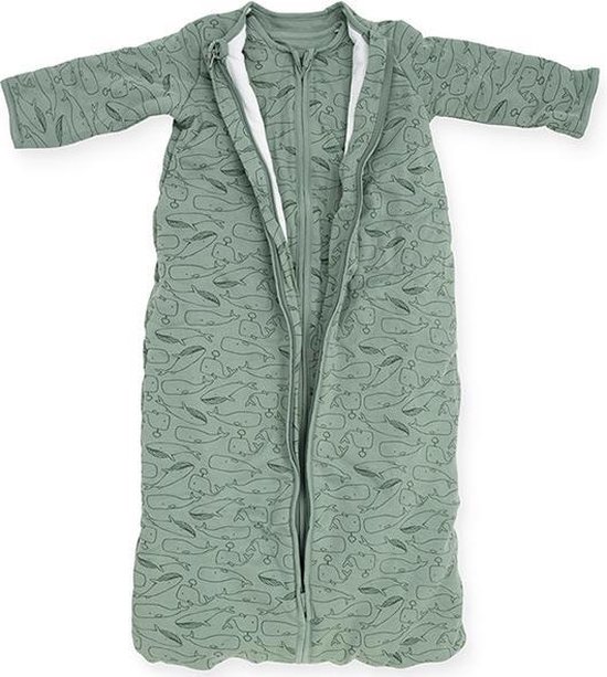Jollein Baby  slaapzak 4 seizoenen 70cm Whales ash green