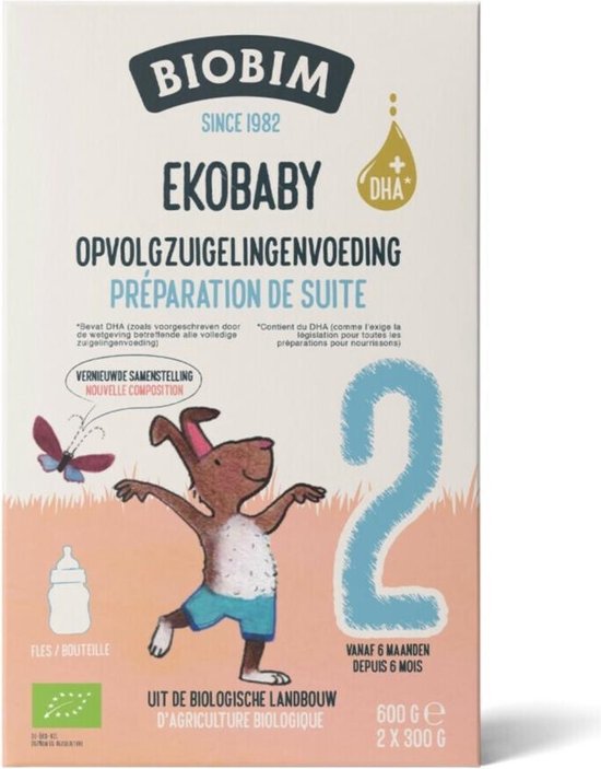 Biobim Zuigelingenvoeding Ekobaby 2 6+ mnd 600 g