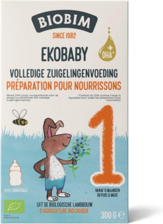 Biobim Zuigelingenvoeding Ekobaby 1 0+ mnd 600 g