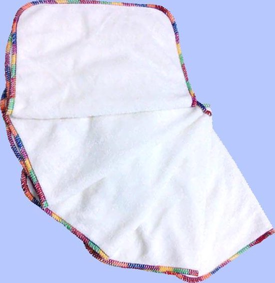 Vijf wasbare XL-doekjes bamboe baby, handjes, gezicht en billen 26cm x 20cm