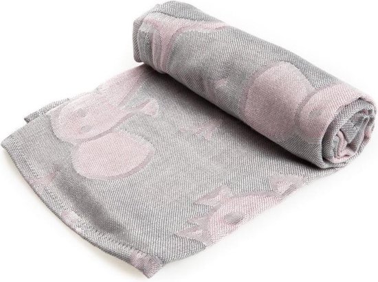 3 -PACK BAMBOO MUSLIN 75 x 75 cm - Muslin Swaddle - 100% bamboe inbakerdoek