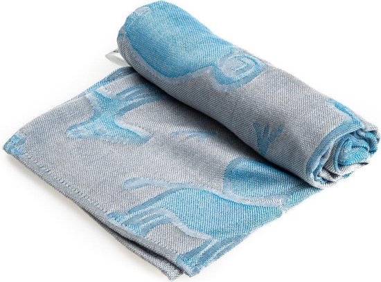 3 -PACK BAMBOO MUSLIN 75 x 75 cm - Muslin Swaddle - 100% bamboe inbakerdoek