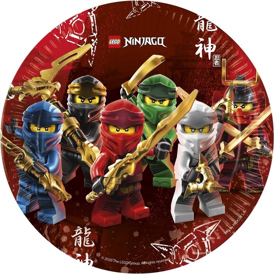 Lego Ninjago Borden 23cm 8 stuks