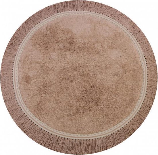 Tapis Petit kindervloerkleed Roze Anna - Vloerkleed 110 x 110 cm - Babykamer vloerkleed
