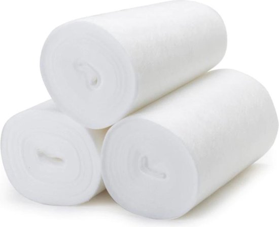 Bamboe Viscose Inlegvellen Wasbare Luiers - 300 inlegvellen - 3 rollen