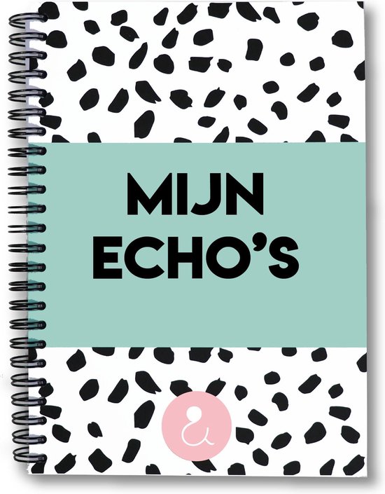 Echo - baby - Zwanger - Zwangerschap - echo boekje - genderneutraal echtboekje - mint echtboekje