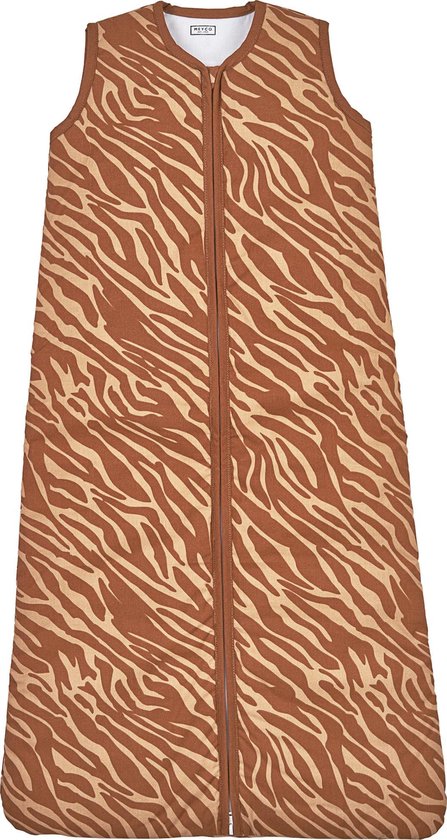 Meyco Zebra babyslaapzak gevoerd - 110 cm - camel