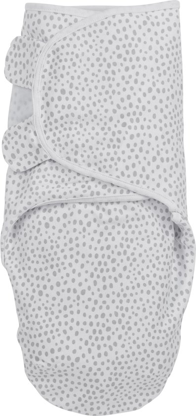 SwaddleMeyco Inbakerdoek Cheetah - 4-6 mnd - lichtgrijs