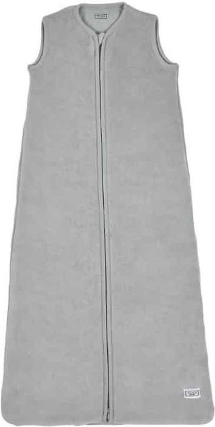 Meyco Velvet babyslaapzak gevoerd - 70cm - lichtgrijs