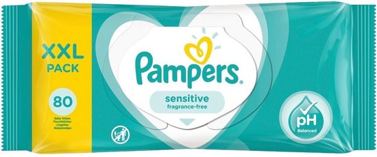 Pampers Billendoekjes Sensitive 80 Stuks