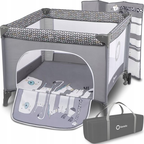 Lionelo Sofie - 2 in 1 Kinder reis box - Stone Grijs