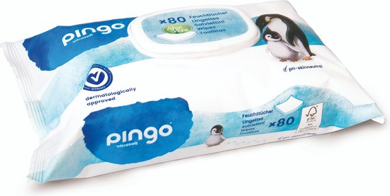 Pingo Babydoekjes 12 pakken x 80 stuks (960 doekjes)