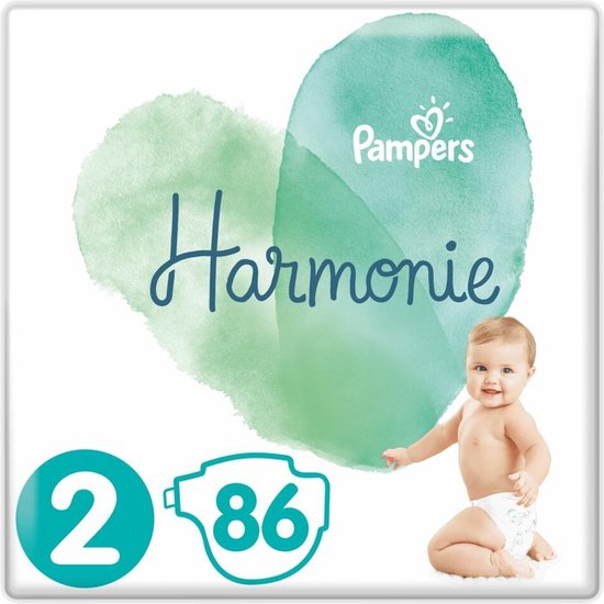 Pampers Harmonie Luiers Maat 2 - 86 Luiers