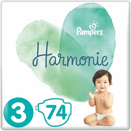 Pampers Harmonie Luiers Maat 3 - 74 Luiers