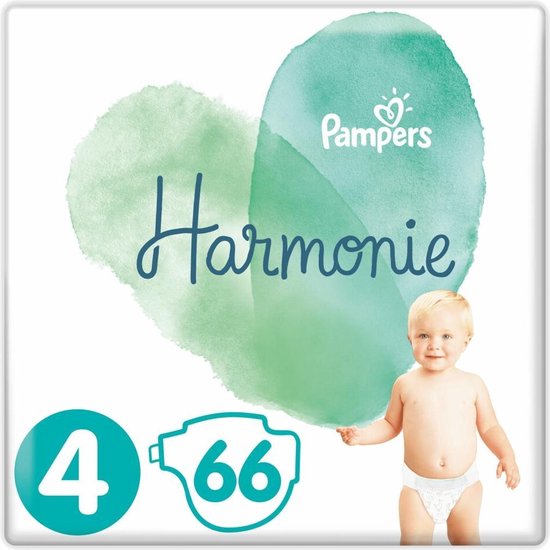 Pampers Harmonie Maat 4 - 66 Luiers