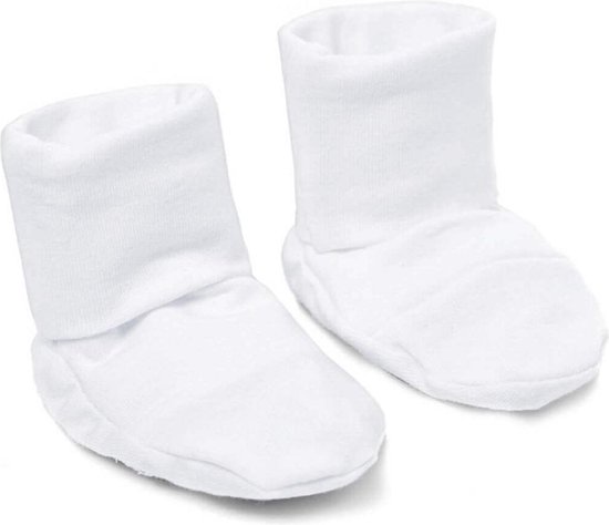 Baby de Luxe Baby sokjes wit 0-3 mnd