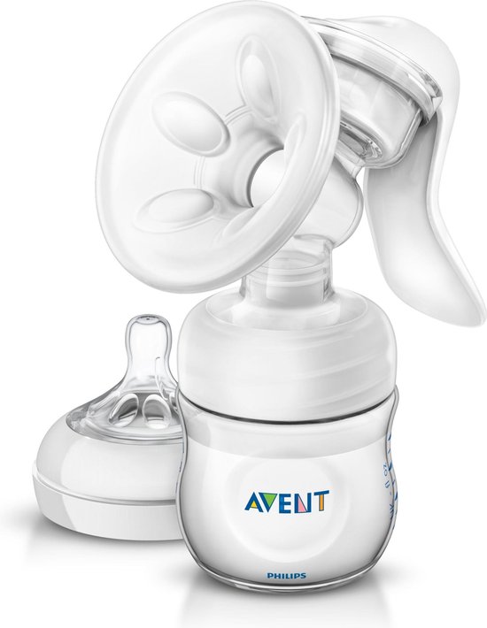 Philips Avent SCF330/20 Handmatige borstkolf - met Philips Avent Natural babyfles -125 ml