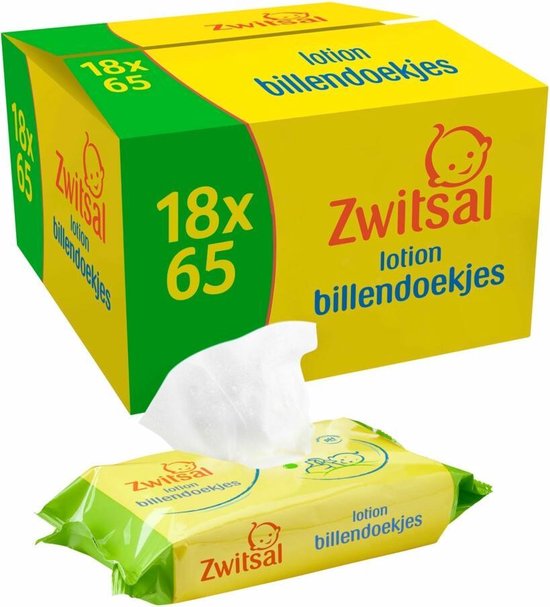Zwitsal Billendoekjes Lotion  -  Normale huid - 1170 doekjes