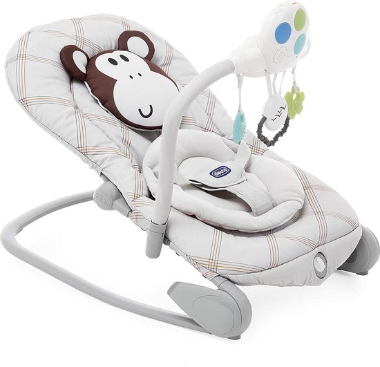Chicco Wipstoel Relax Balloon Aap 47 X 62 Cm Aluminium Grijs