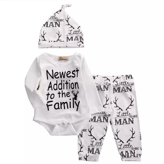 Boxpakje baby |Kraamkado| Kerstoutfit baby| Newest addition to the Family