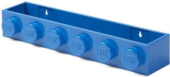 LEGO Iconic - Boekenplank - 47.8 x 7.8 x 11.5 cm - Blauw