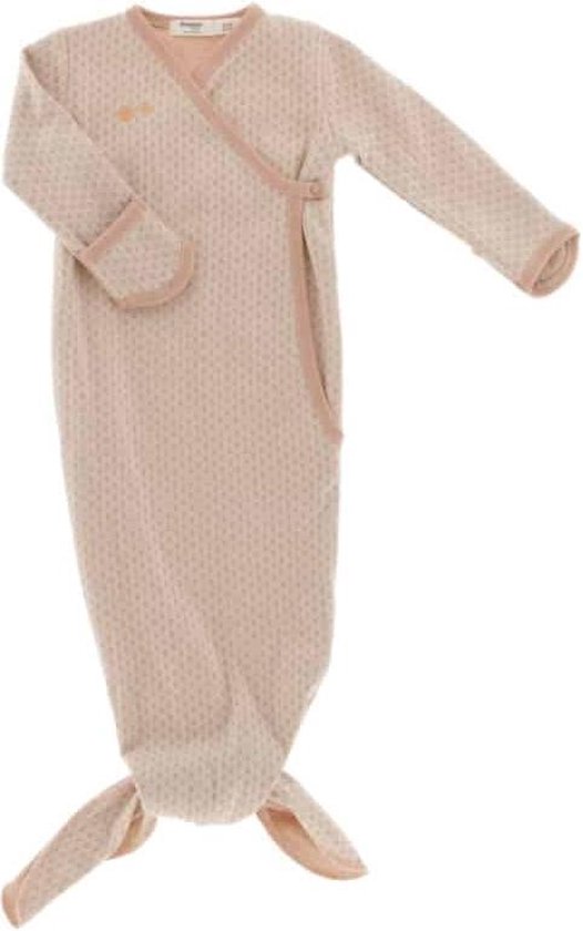 Snoozebaby new born cocoon van 100% organic katoen - 3-6 maanden - TOG 1.0 - Milky Rust zacht roze
