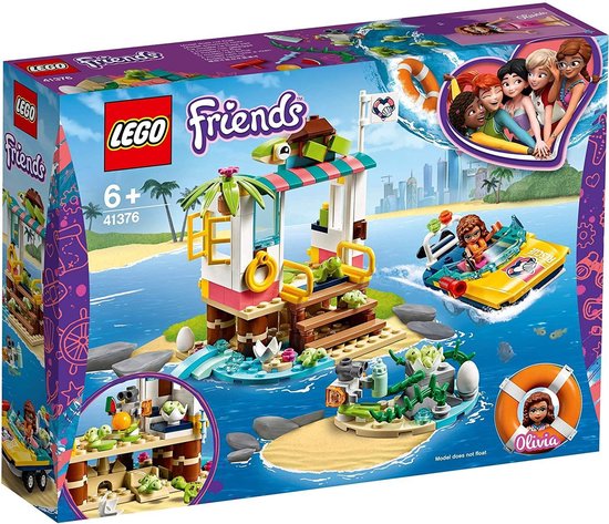Lego Friends Schildpadden Reddingsactie - 41376 - Creer je eigen speelwereld – legoworld voor kinderen geschenken – speelgoed – cadeau – kerst – feestdagen – kindergeschenken - kerst 2020  lego kerst