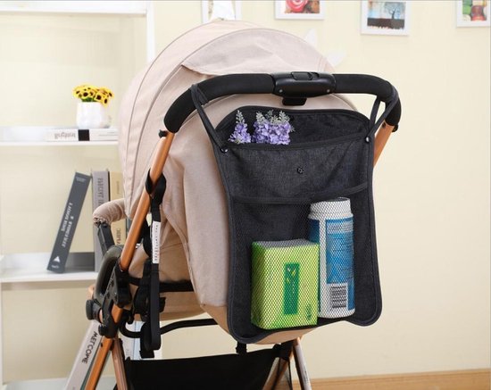 Baby | Buggy | Organizer | Kinderwagen | Zwart