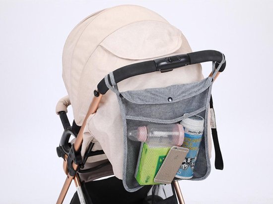 Baby | Buggy | Organizer | Kinderwagen | Grijs