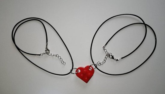 Vriendschapsketting Lego Hartjes