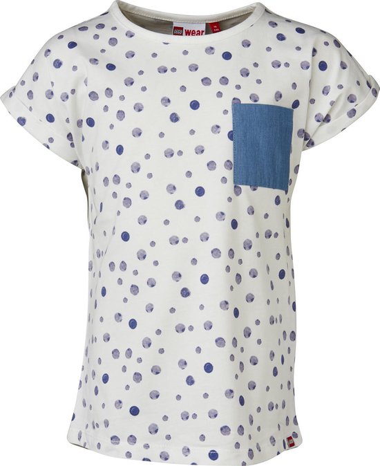 Lego Wear T-Shirt meisjes dots blauw maat 128