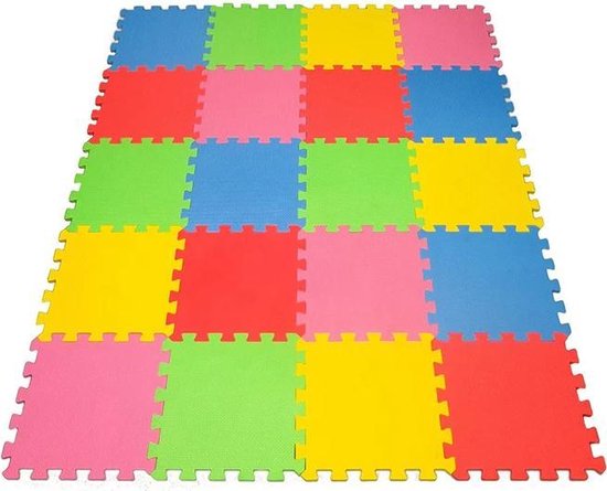 36-delige puzzel mat -puzzelvorm - spelgoed-multicolor speelkleed  voor kinderen- anti slip