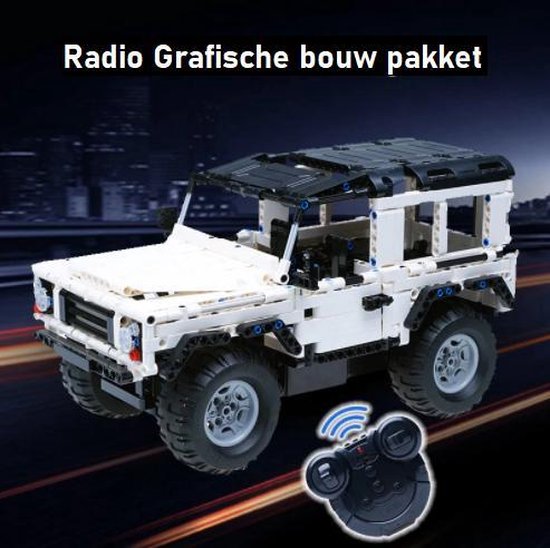 ETB Blocks® Technic LandRover Defender  533 stukjes -  RC Auto - OEM Edition - LEGO Technic Compatibel