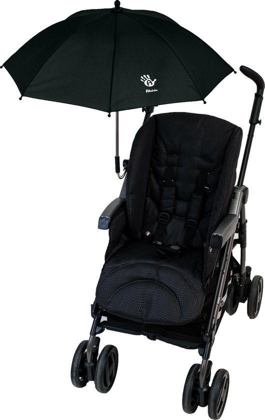 Altabebe - Universele UV-parasol voor kinderwagens - Zwart - maat Onesize