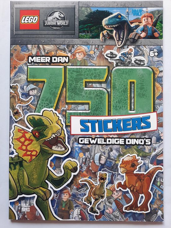 LEGO Jurassic World 750+ stickers Geweldige Dino's - stickerboek - kleurboek kleuren