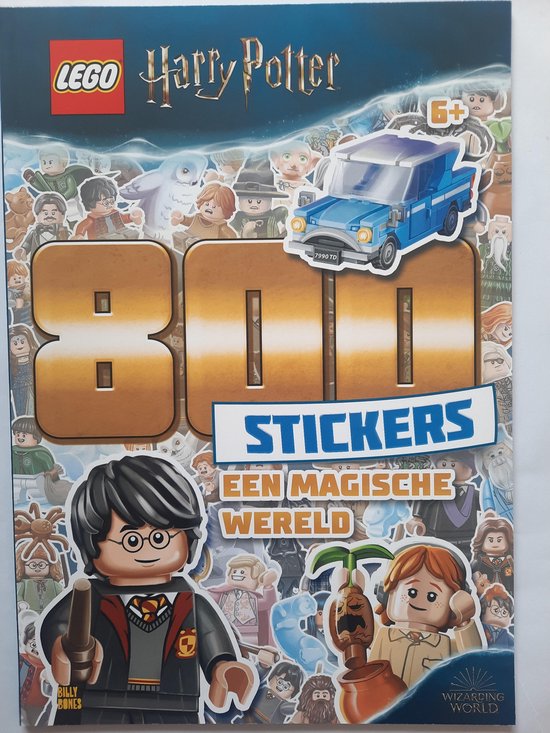 Lego Harry Potter 800 stickers Een Magische Wereld - stickerboek - kleurboek - kleurplaten, puzzels en doolhoven