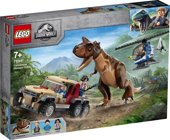 LEGO Jurassic World Achtervolging van Dinosaurus Carnotaurus - 76941