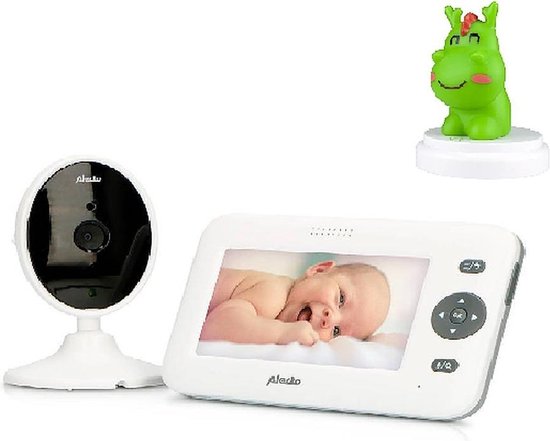 Alecto DVM 140 Beeld Babyfoon met Camera + Scherm + Nachtlampje Dragon