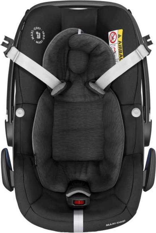 Maxi Cosi Autostoel Groep 0+ Pebble Pro I Size Essenstial Black + Maxi Cosi E-Safety Smart Cushion