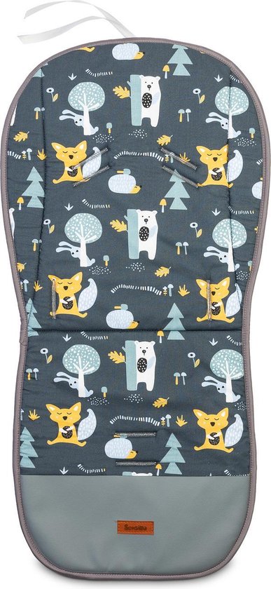Sensillo Insert Inlegkussen voor Wandelwagen en Buggy Bos mint glade