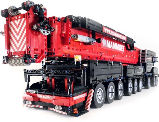 V2 Liebherr LTM 1750 9.1  LTM Mamoet EDITION Telekraan Hijskraan Liebherr VERSION 2 - Technisch Bouwpakket van Toy Brick Lighting® - 7768 Bouwstenen Lego® Compatible