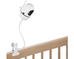 Baby Monitor Houder - Flexibele Camera Arm - Babykamer Bewaken - Verstelbare Guneneck - 30 cm Lang - Wit